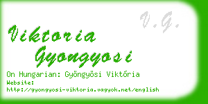 viktoria gyongyosi business card