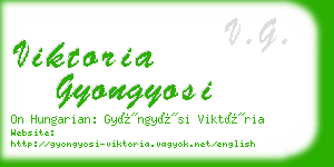 viktoria gyongyosi business card